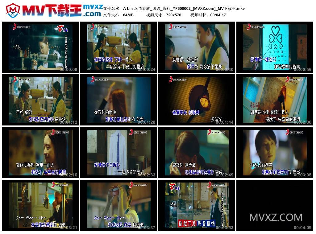 A Lin-尽情旋转_国语_流行_YF600002